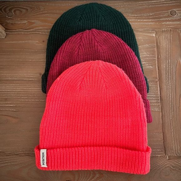 Burton DND Beanie 3 Pack Acrylic Blend One Size EUC - Picture 1 of 7